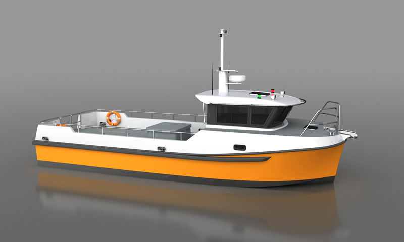AMD11F 11m fishing boat - Designed by AM Design, Thailand