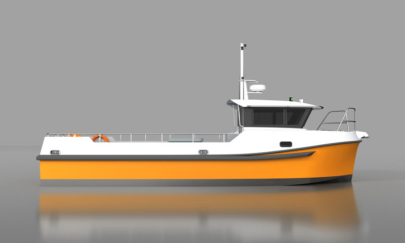 AMD11F 11m fishing boat - Designed by AM Design, Thailand