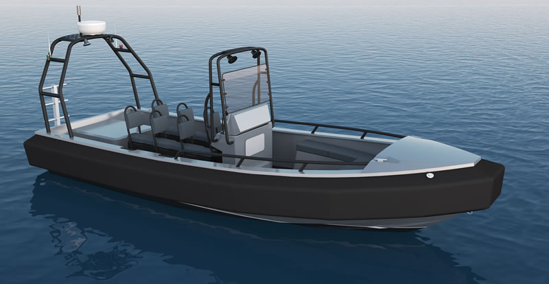 M7 - 7m special purpose RIB - Designed by AM Design, Thailand